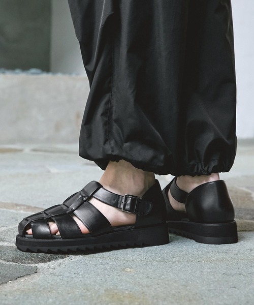 「EMMA CLOTHES」 サンダル S ブラック メンズ_画像6