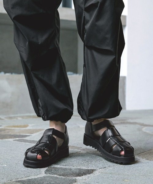 「EMMA CLOTHES」 サンダル S ブラック メンズ_画像9