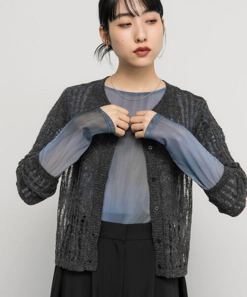 黒カーディガン トップス カットソー Tシャツ セットでお買い得