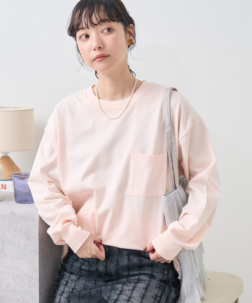 tシャツ ビッグ ポケットロンT/長袖Tシャツ「限定展開」 レディース | FREAK'S STORE | 05