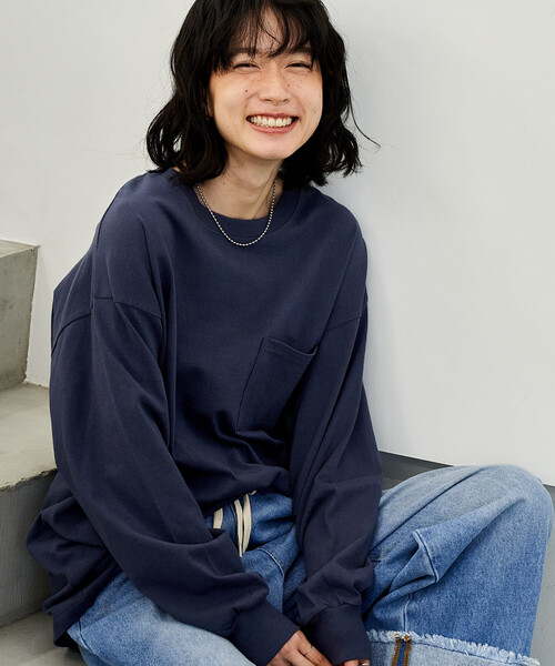tシャツ ビッグ ポケットロンT/長袖Tシャツ「限定展開」 レディース | FREAK'S STORE | 09