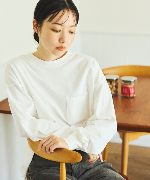 tシャツ ビッグ ポケットロンT/長袖Tシャツ「限定展開」 レディース | FREAK'S STORE | 13
