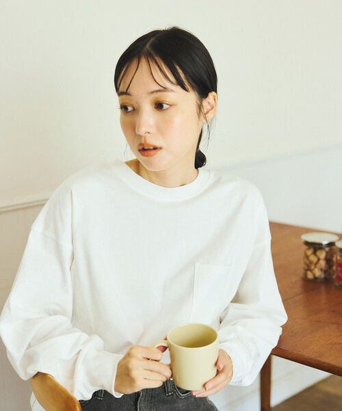 tシャツ ビッグ ポケットロンT/長袖Tシャツ「限定展開」 レディース | FREAK'S STORE | 14