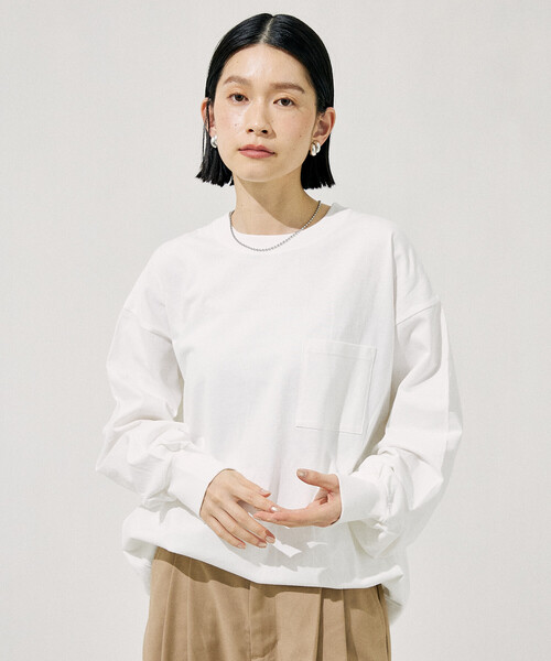 tシャツ ビッグ ポケットロンT/長袖Tシャツ「限定展開」 レディース | FREAK'S STORE | 15