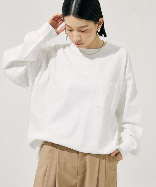 tシャツ ビッグ ポケットロンT/長袖Tシャツ「限定展開」 レディース | FREAK'S STORE | 17