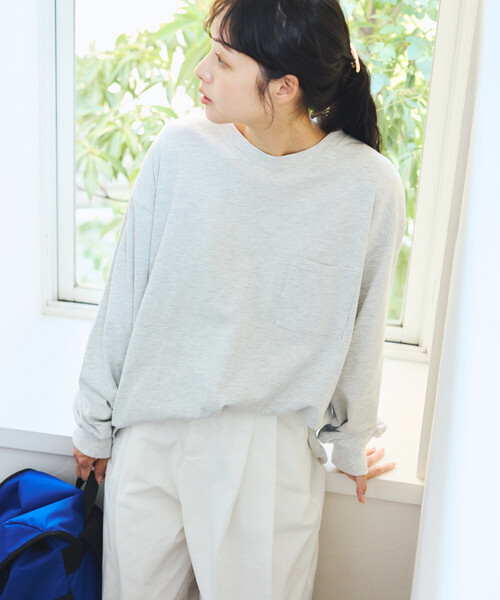 tシャツ ビッグ ポケットロンT/長袖Tシャツ「限定展開」 レディース | FREAK'S STORE | 23
