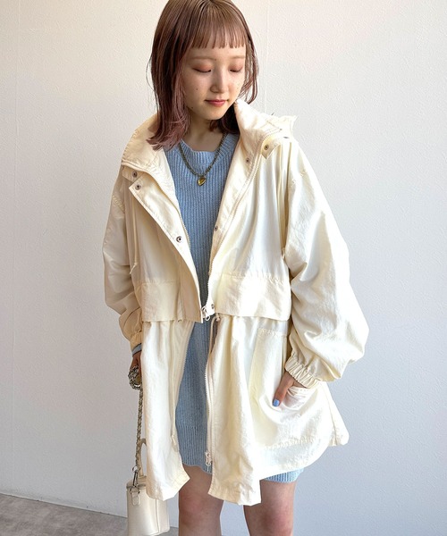 「w closet」 マウンテンパーカー FREE ベージュ レディース_画像6