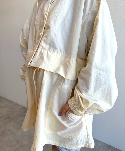 「w closet」 マウンテンパーカー FREE ベージュ レディース_画像9
