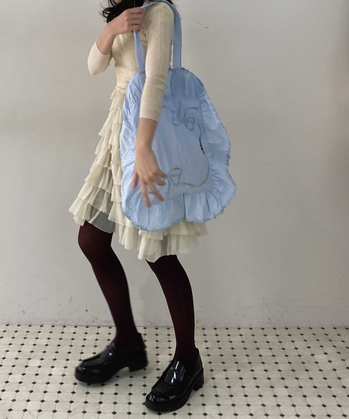 Lam balm トートバッグ 「Lam Balm」ヴィクトリアエンブロイダリー