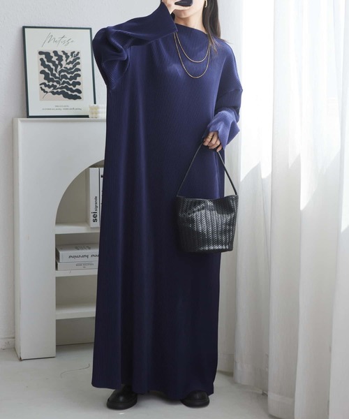 アルベロベロ ネイビー 長袖ワンピース 130cm さえら　美品 MAISON DE THERESE（メゾン ド テレーズ） ワンピース ルーズ