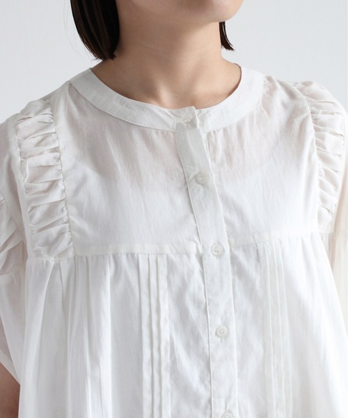 「cepo」 半袖ブラウス M ベージュ レディース_画像4