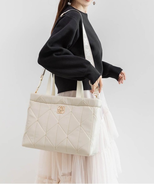 RANDA（ランダ） トートバッグ 「A4対応」2WAY パデッドトートバッグ