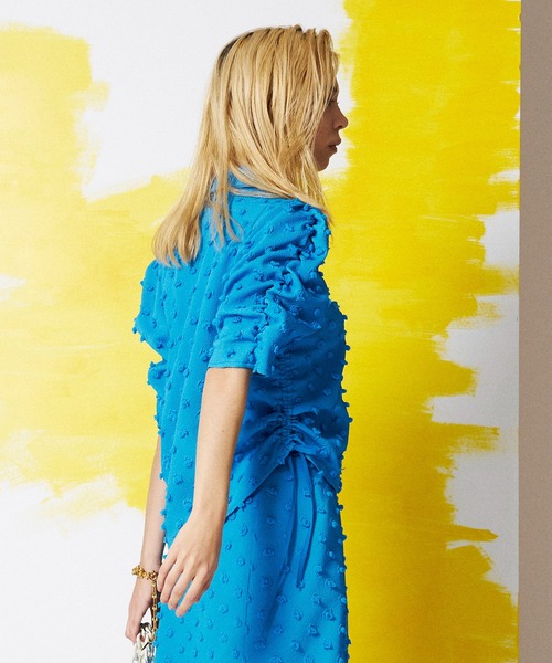 「MAISON SPECIAL」 半袖ブラウス FREE ブラック レディース_画像5