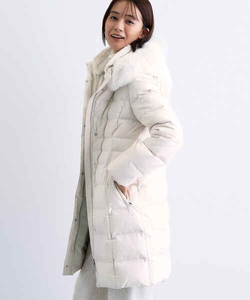 INDIVI（インディヴィ） ダウンコート ダウンジャケット 「名品／撥水