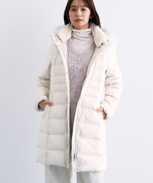 INDIVI（インディヴィ） ダウンコート ダウンジャケット 「名品／撥水