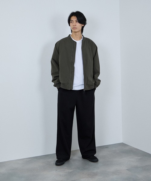 NAVY ブルゾン アウター 「NAVY / ネイビー」シャットアウター SOLOTEX