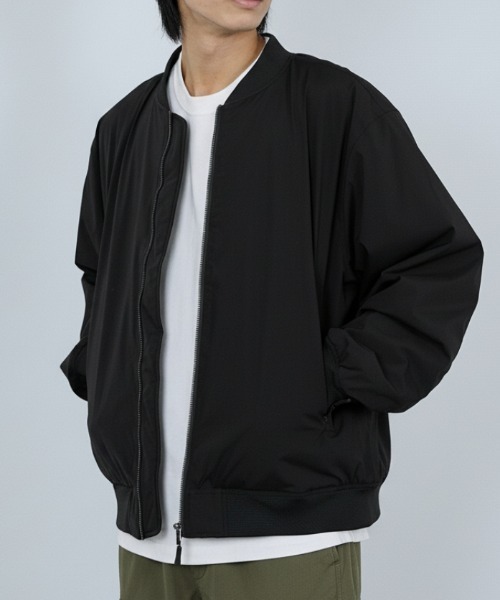 NAVY ブルゾン アウター 「NAVY / ネイビー」シャットアウター SOLOTEX