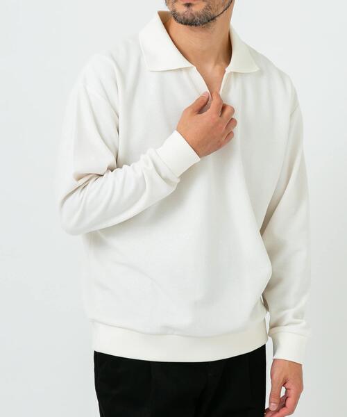 URBAN RESEARCH ROSSO MEN ポロシャツ ダブルフェイスサーマル