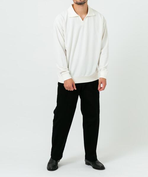 URBAN RESEARCH ROSSO MEN ポロシャツ ダブルフェイスサーマル