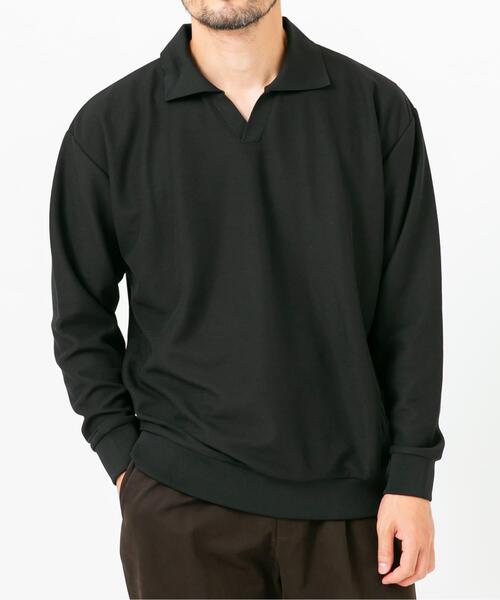 URBAN RESEARCH ROSSO MEN ポロシャツ ダブルフェイスサーマル
