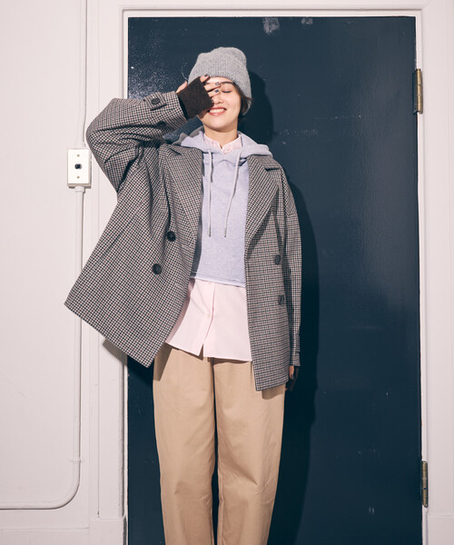 COMME CA ISM（コムサイズム） ピーコート pコート オーバーサイズ P