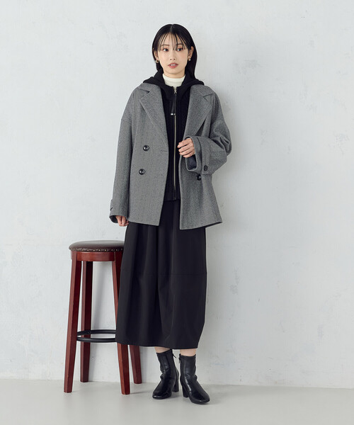 COMME CA ISM オーバーサイズ Pコート COMME CA ISM（コムサイズム） ピーコート pコート オーバーサイズ P