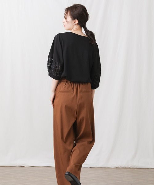 「Gready Brilliant」 「AuieF」半袖カットソー 38 オフホワイト レディース_画像2