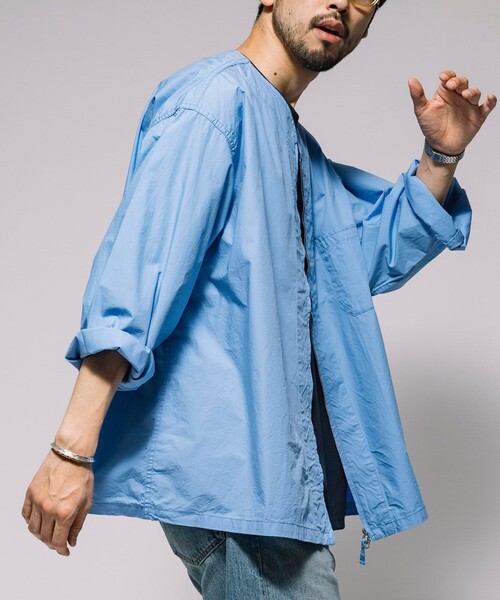 HINSON ブルゾン MEDIUM サックスブルー メンズ : ZOZOTOWN Yahoo!店