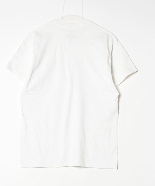 「BEN DAVIS」 ワンポイント半袖Tシャツ M ホワイト メンズ_画像2