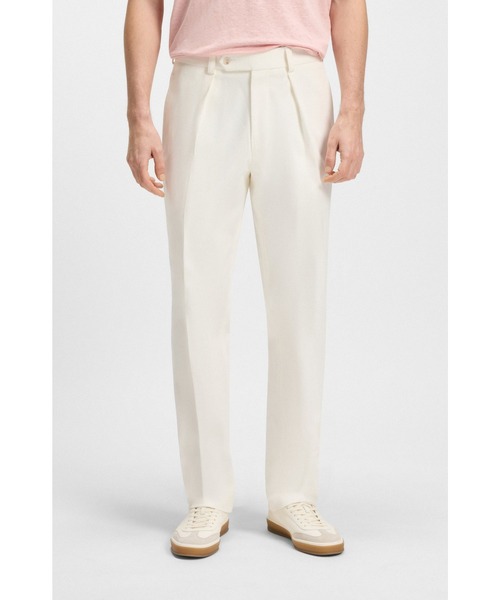 BOSS GOLF パンツ ベージュ BOSS（HUGO BOSS） パンツ BECKHAM x BOSS ストレッチコットン メンズ
