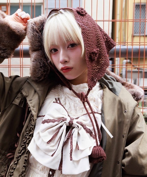 axes femme（アクシーズ ファム） おはなニットバブーシュカ