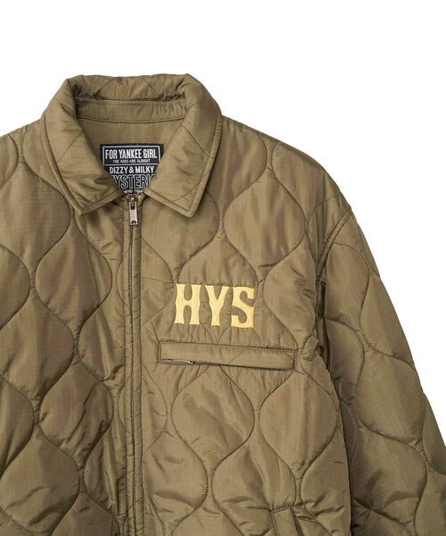 専用 HYSTERIC GLAMOUR 刺繍キルティングミリタリージャケット M HYSTERIC GLAMOUR（ヒステリックグラマー） ブルゾン アウター GUITAR