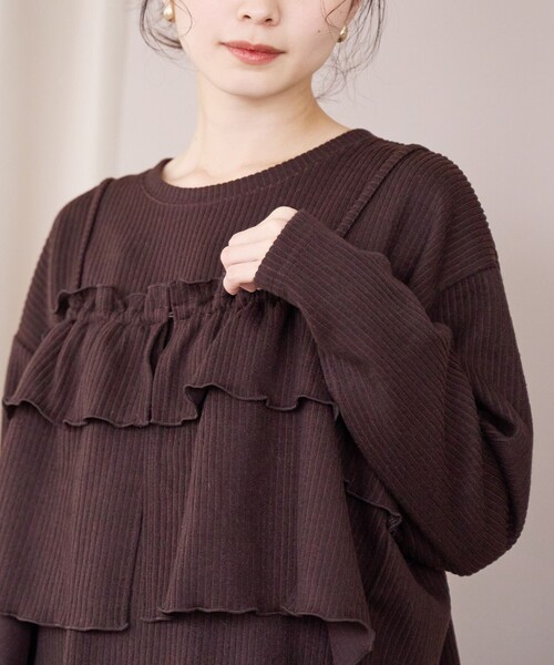 ワンピースセット coen（コーエン） ワンピース 「セットアイテム」起毛リブキャミセット