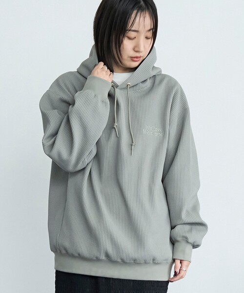 coen（コーエン） パーカー SOLOTEX(R)ヘビーワッフルパーカー メンズ