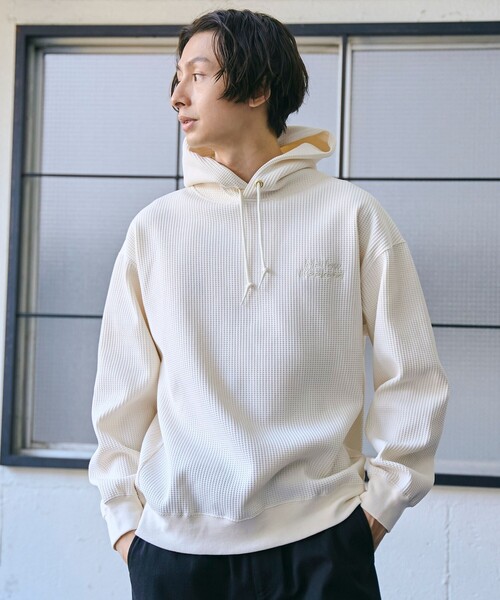 のんちゃん様♡アメカジ　AMERICAN EAGLE　ワッフル　パーカー w closet（ダブルクローゼット） パーカー 「ANGEL BLUE」ナカムラくん