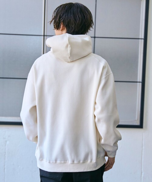 coen（コーエン） パーカー SOLOTEX(R)ヘビーワッフルパーカー メンズ