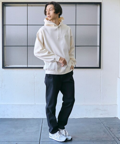 coen（コーエン） パーカー SOLOTEX(R)ヘビーワッフルパーカー メンズ
