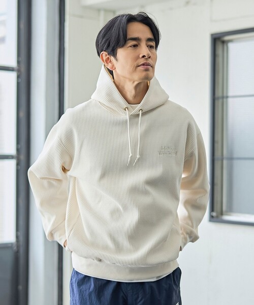 coen（コーエン） パーカー SOLOTEX(R)ヘビーワッフルパーカー メンズ