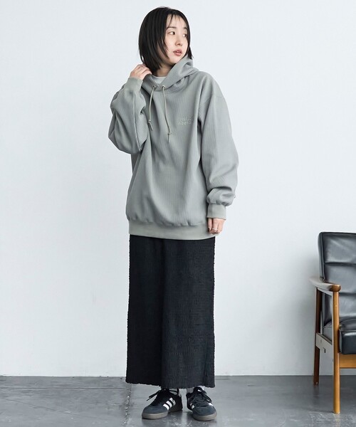 coen（コーエン） パーカー SOLOTEX(R)ヘビーワッフルパーカー メンズ