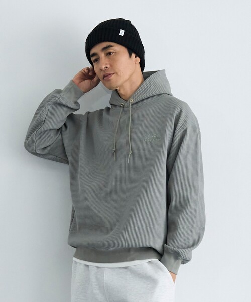 coen（コーエン） パーカー SOLOTEX(R)ヘビーワッフルパーカー メンズ