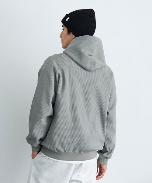 coen（コーエン） パーカー SOLOTEX(R)ヘビーワッフルパーカー メンズ