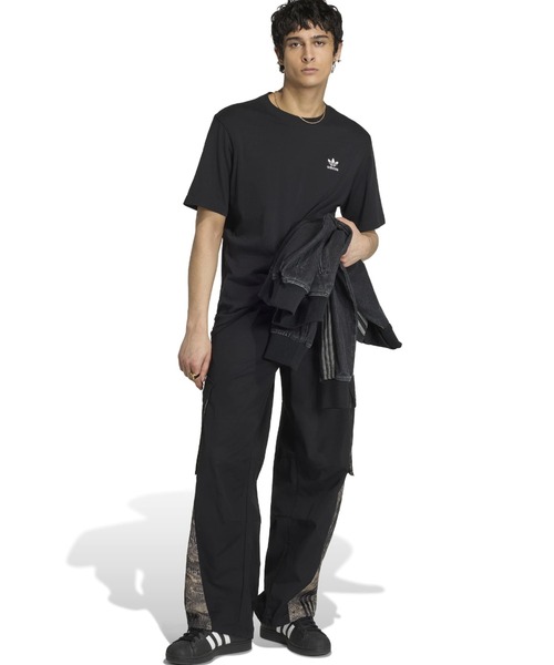 adidas アディレニウム ブラックカーゴパンツ adidas（アディダス） カーゴパンツ adidas ADILENIUM 5.0 CARGO PANTS