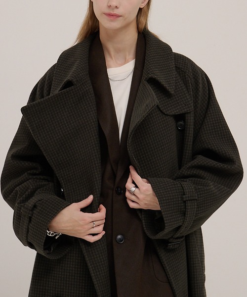 「EMMA CLOTHES」 トレンチコート L ベージュ メンズ_画像6