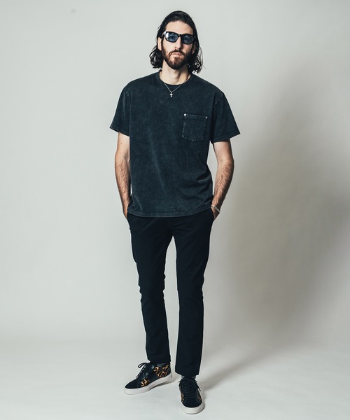 [CRIMIE] брюки-чинос L угольно-серый мужской 