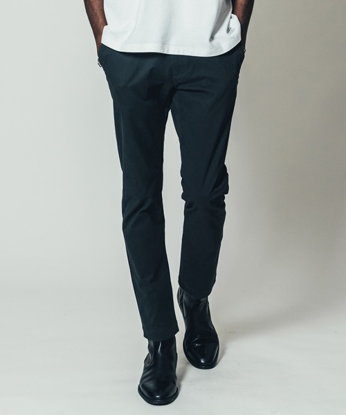 [CRIMIE] брюки-чинос L угольно-серый мужской 