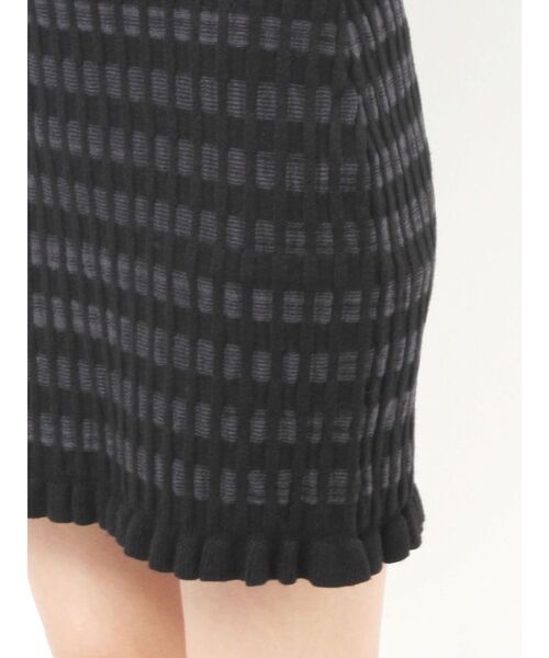 RESEXXY（リゼクシー） ワンピース ジャガードチェックニットミニ