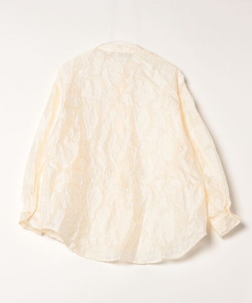 「ANGIE」 長袖ブラウス M ベージュ レディース_画像2