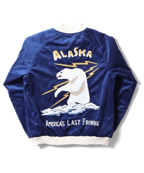 HOUSTON（ヒューストン） スカジャン - オリーブ メンズ : ZOZOTOWN