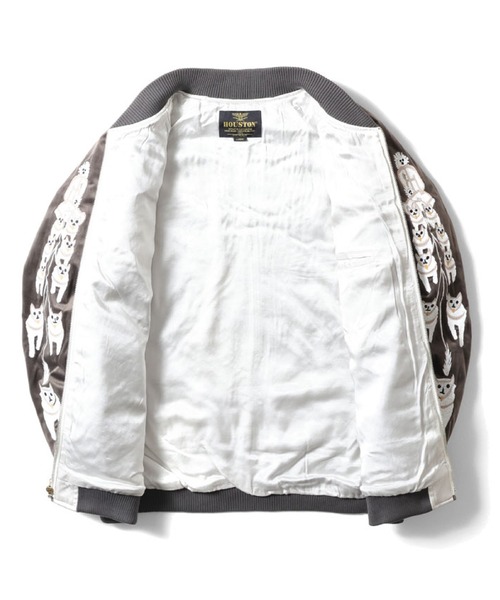 最終値下げ❗️HOUSTON スカジャン Lサイズ オリーブ 最終値下げ❗️HOUSTON スカジャン Lサイズ オリーブ ブランド別