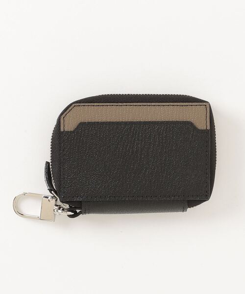 【新品同様】L'arcobalenoラルコバレーノ　キーケース　黒　箱付　伊製 L'arcobaleno（ラルコバレーノ） キーケース FREE ブラック メンズ